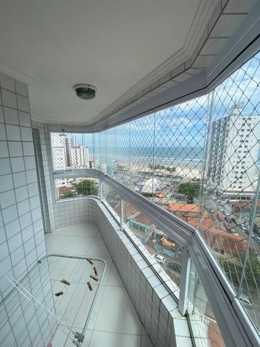 Apartamento 2 Dormitorios E Sacada Gourmet Frente Ao Mar Praia Grande  Bagian luar foto