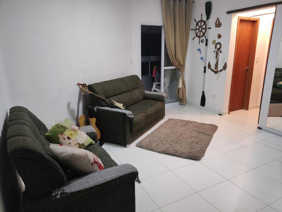 Apartamento 2 Dormitorios E Sacada Gourmet Frente Ao Mar Praia Grande  Bagian luar foto