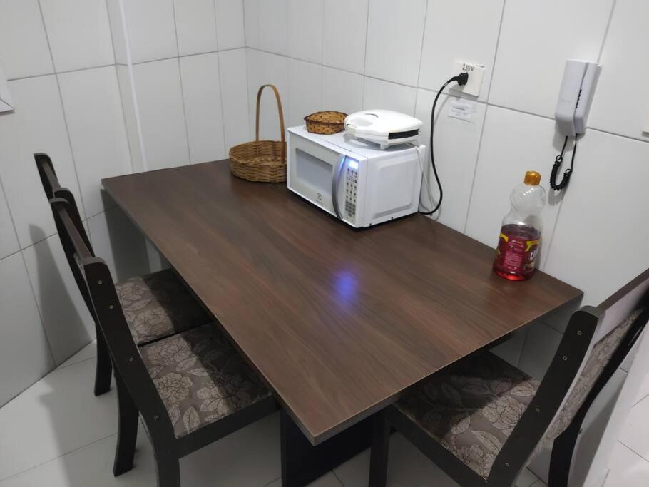 Apartamento 2 Dormitorios E Sacada Gourmet Frente Ao Mar Praia Grande  Bagian luar foto