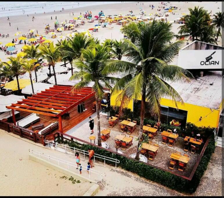 Apartamento 2 Dormitorios E Sacada Gourmet Frente Ao Mar Praia Grande  Bagian luar foto